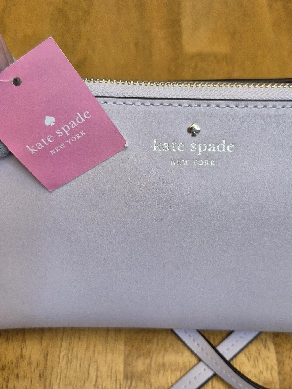Kate Spade New York Ivy Street Amy Smooth Leather Crossbody Bag Lilac Moon $198 - Picture 3 of 8